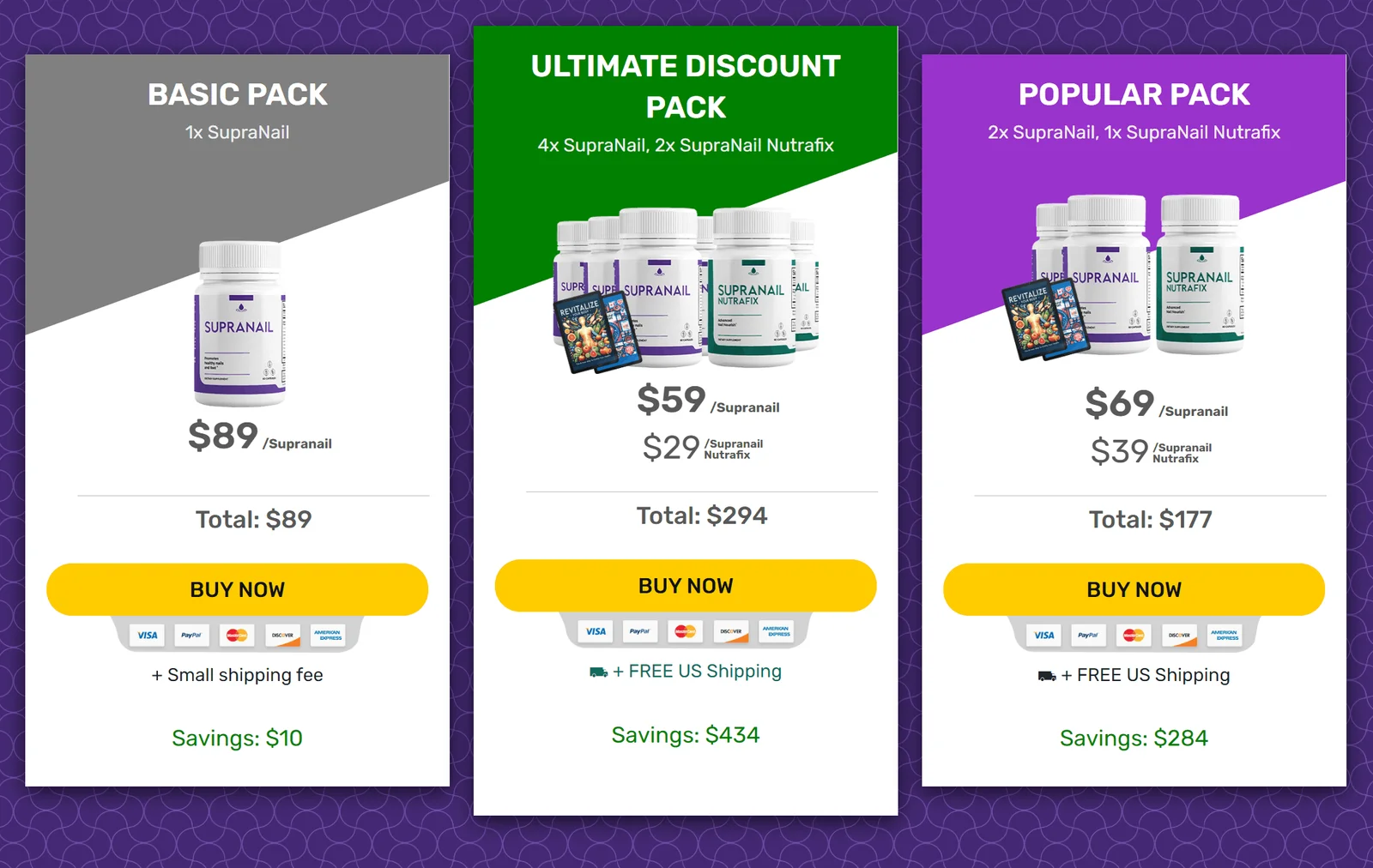 Supranail pricing